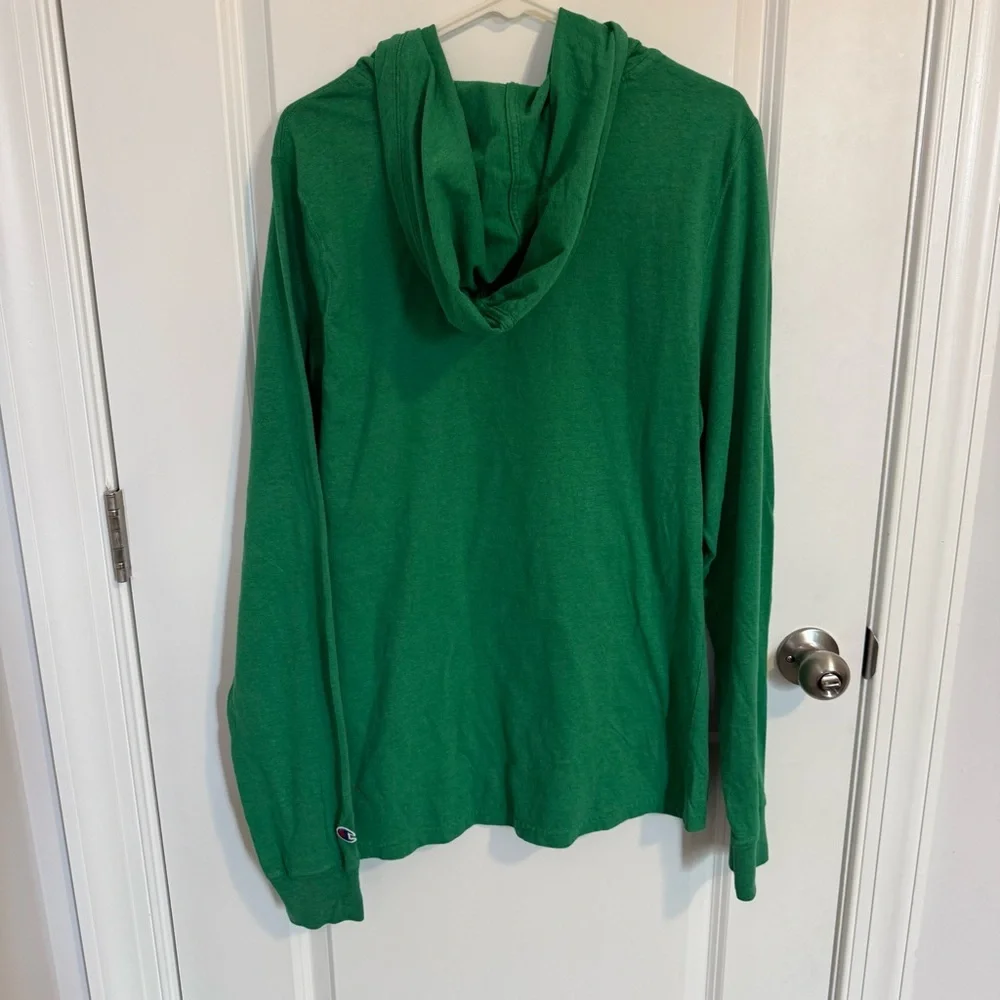 Champion Reverse Weave‎ Hooded Sweatshirt Hoodie Kelly Green Men’s Small Blank